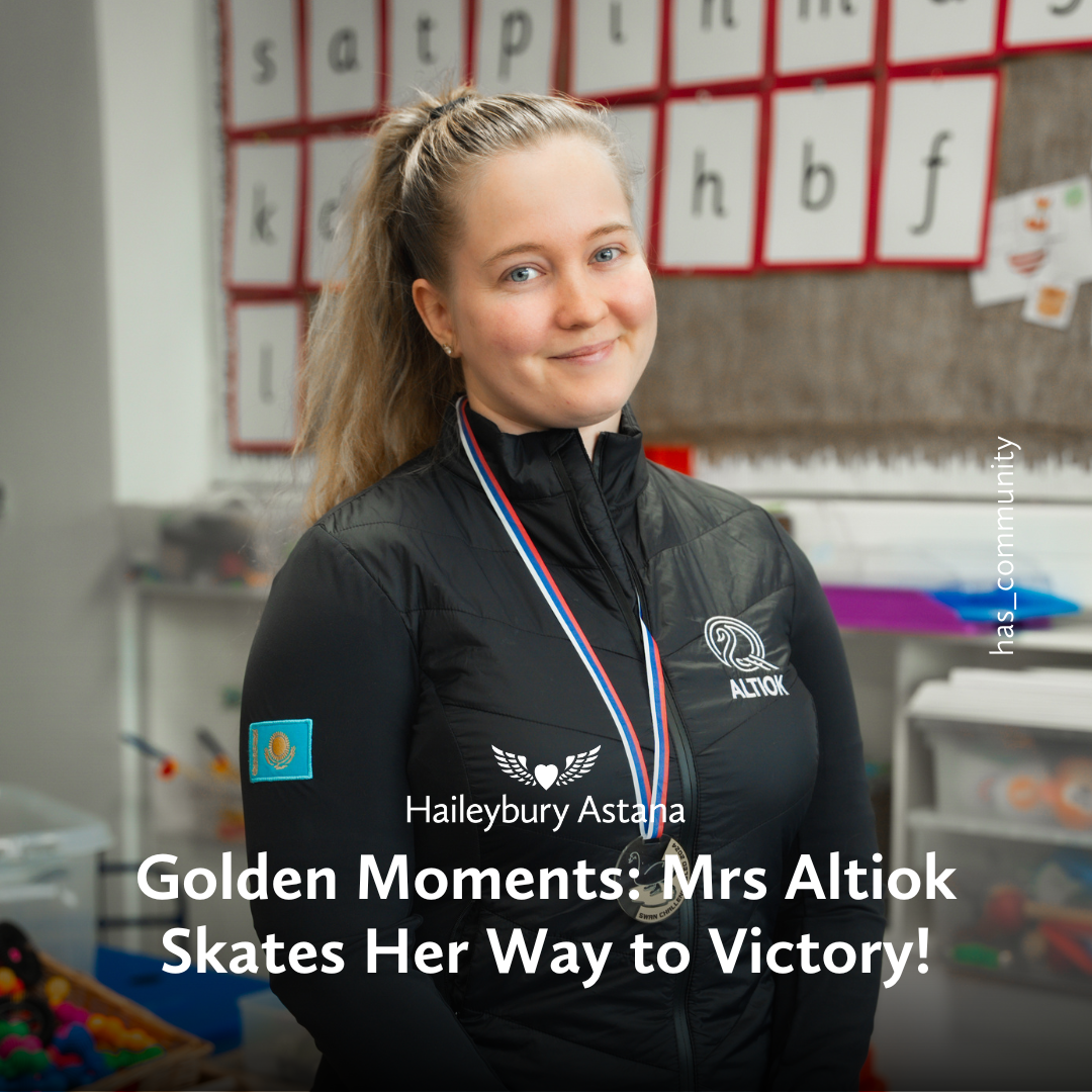 Haileybury Astana’s Reception Teacher Triumphs with Gold Medal at International Skating Competition